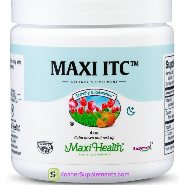 Maxi Health Maxi ITC 4 oz kosher relaxation and nervous system support powder